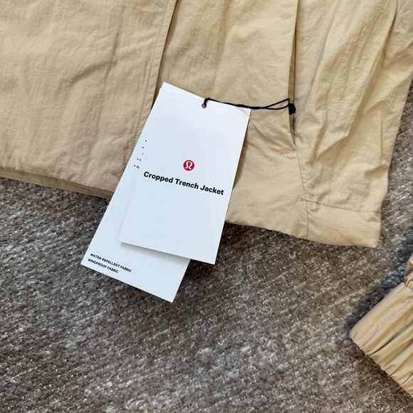 Lululemon Cropped Trench Jacket - Picture 2 of 4